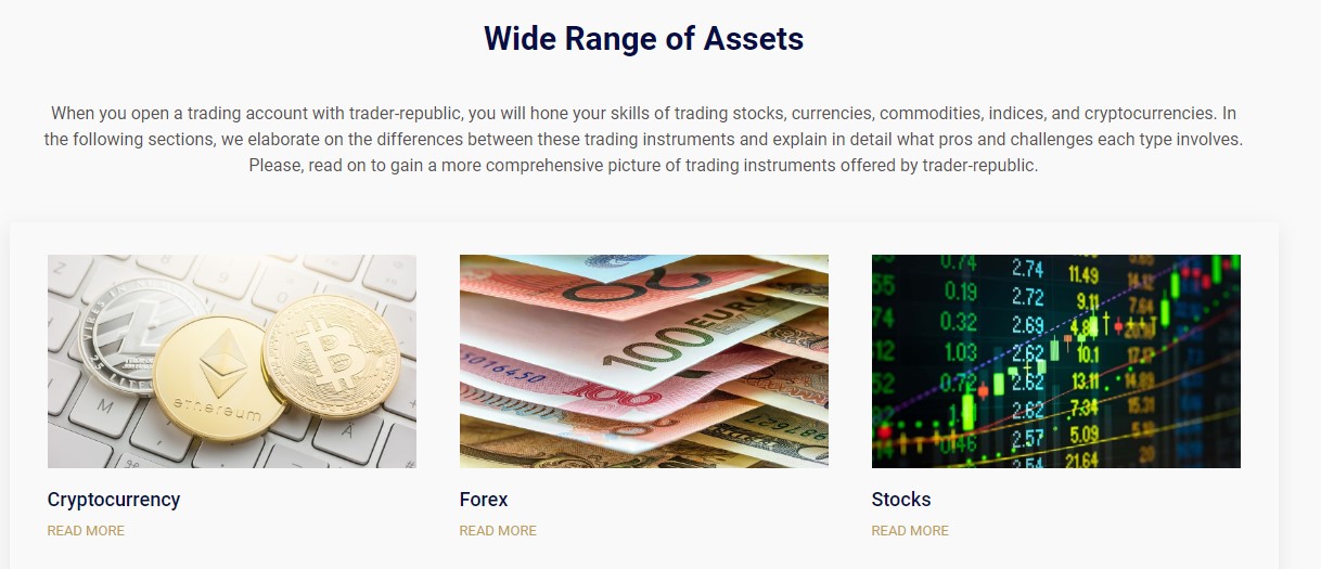 Trader Republic Asset Offerings Trader Republic Asset Offerings